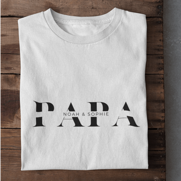 Papa "personalisierbar" - T-Shirt