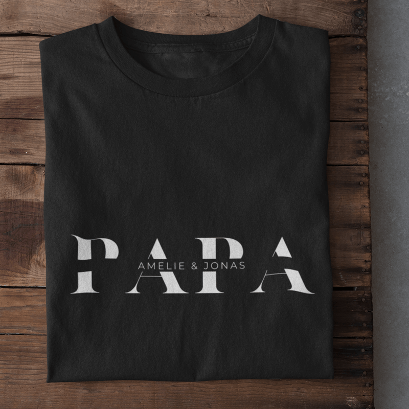 Papa "personalisierbar" - T-Shirt