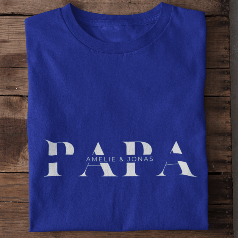 Papa "personalisierbar" - T-Shirt