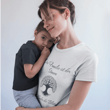 Familienbaum Kinder die Blüten - T-Shirt